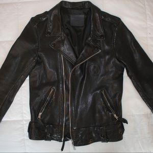 All Saints - “Vixon” leather biker jacket